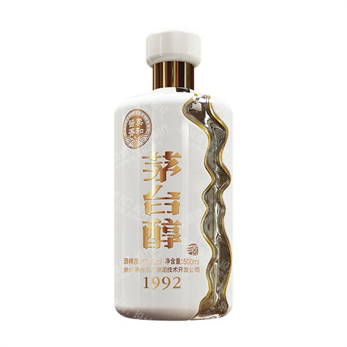 53度<font color=red>茅台</font>醇1992柔和酱香型白酒