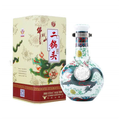 53度牛栏山二锅头珍品三十青龙
