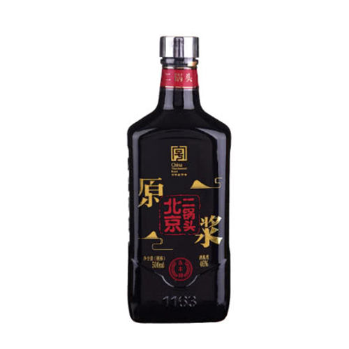 46度永丰二锅头原浆黑瓶2018年老酒