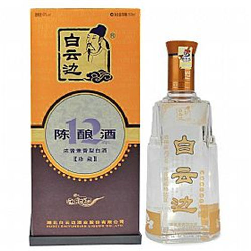 42度白云边12年陈酿兼香型白酒