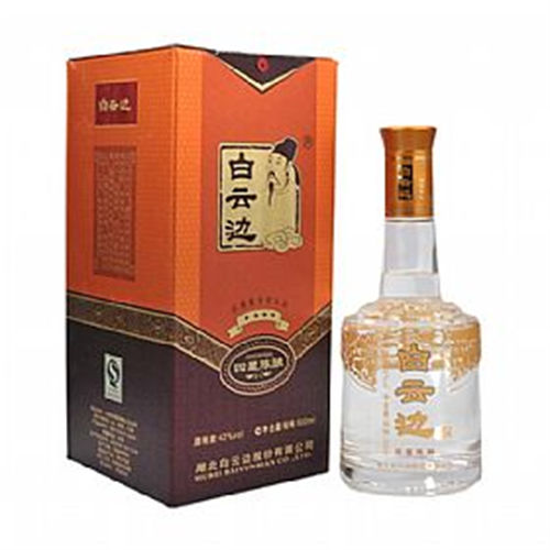 42度白云边四星陈酿浓酱兼香型白酒