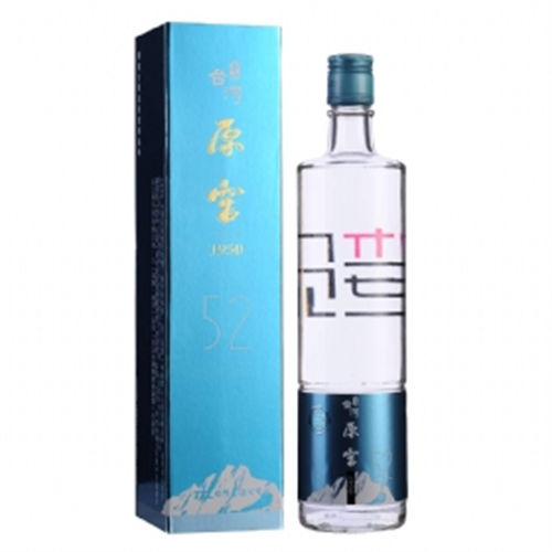 52度玉山1950台灣原窖高粱酒清香型白酒
