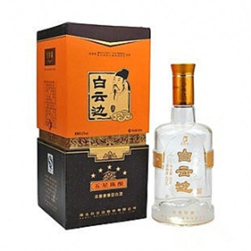 53度白云边五星陈酿兼香型白酒